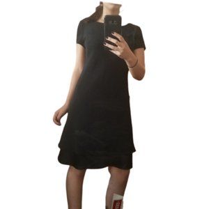 Vintage Jones New York Layered Shift LBD Dress SZ8